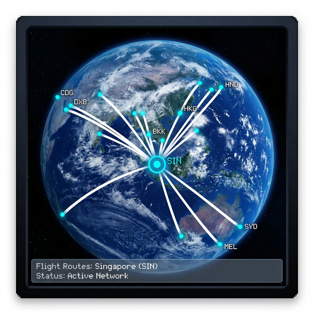 Click an airport to view all outbound routes